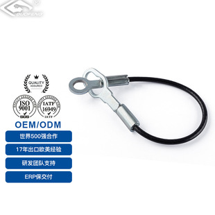Stainless Steel Wire Rope Die-Cast Terminal Car Pickup Truck Tailgate Pull Wire Plastic-Coated Steel Wire Rope