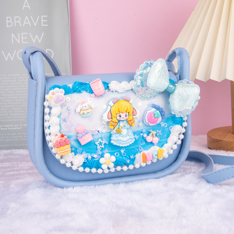 女の子 DIY 手作りクリーム接着剤材料パッケージギフトボックスセットクリエイティブ手作りショップ教育屋台おもちゃ卸売|undefined