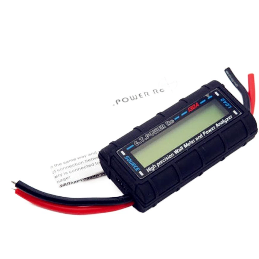 Измеритель мощности для аккумуляторов авиамоделей, 130А, анализатор тока, 0-130А/8-60В, высокоточный