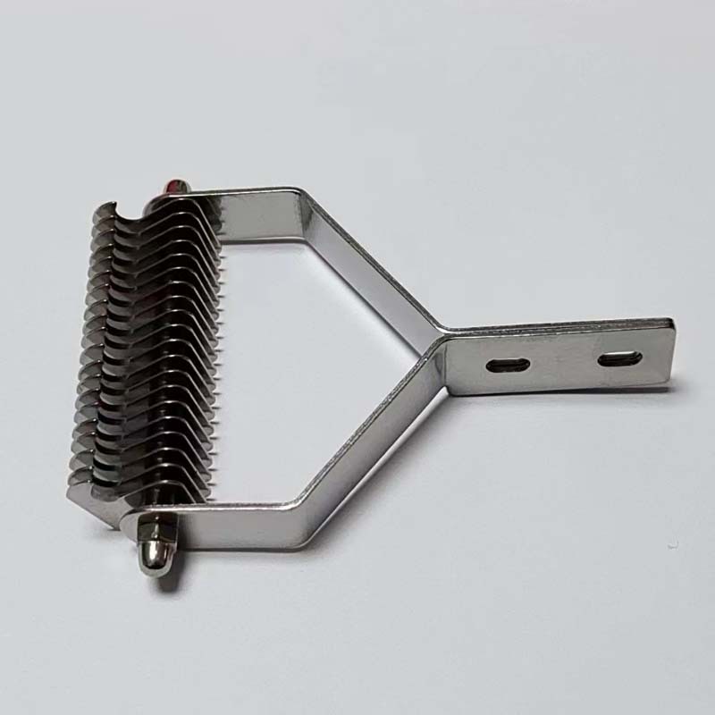 아마존 애완 동물 빗 나무 손잡이 개 오픈 매듭 빗 스테인레스 스틸 빗 헤어 오픈 매듭 애완 동물 용품