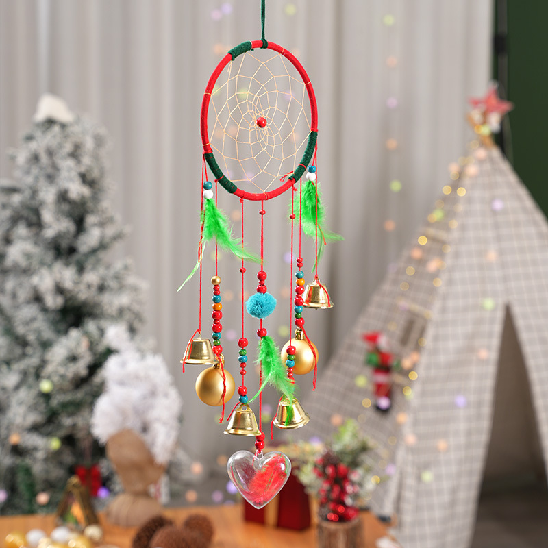 Attrape-rêves carillon à vent décoration de noël à suspendre_voghion.com