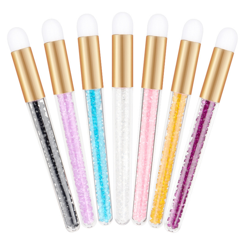 Cepillo de mousse de pestañas transfronterizo cepillo de labios multifuncional cepillo de lápiz labial limpieza nariz sombra cepillo de maquillaje belleza herramientas de belleza