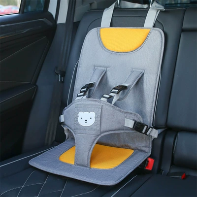 Baby Car Seat Cushion, Car child safety seat - gray-medium-size-recommended-for-1-6-years-old