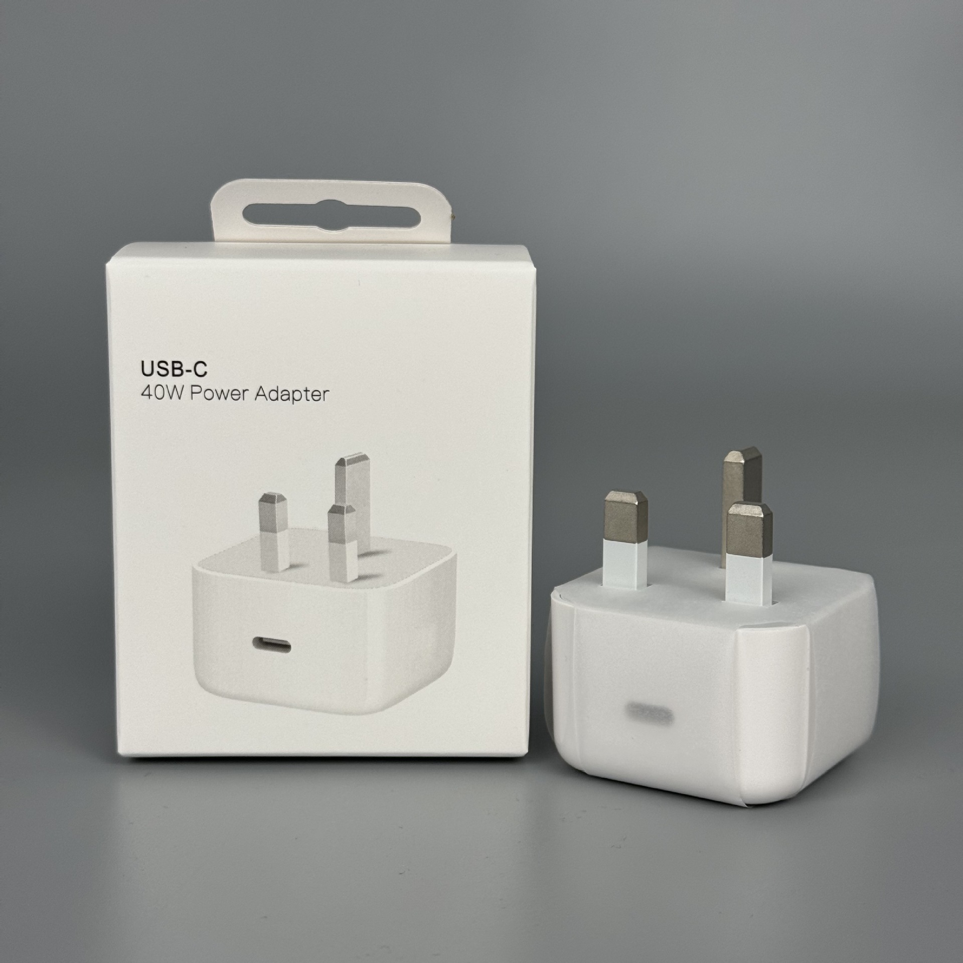 Cargador de 40W estándar europeo para Apple estándar británico PD cabeza de carga de teléfono móvil estándar de carga rápida conjunto original al por mayor image 8