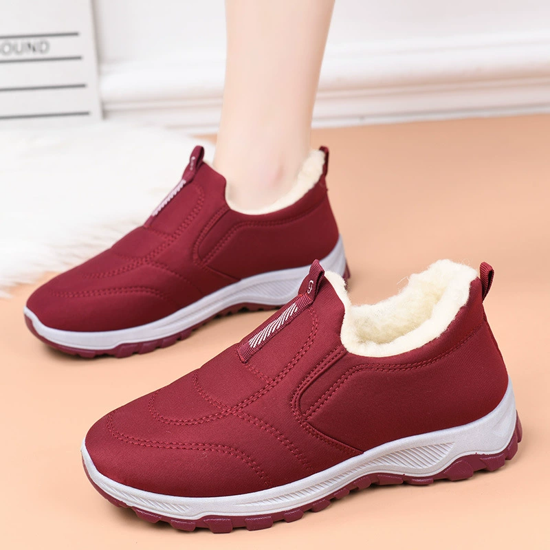 Зимние тепло-ботинки из хлопка, унисекс обувь на slip-on, размеры 36–44