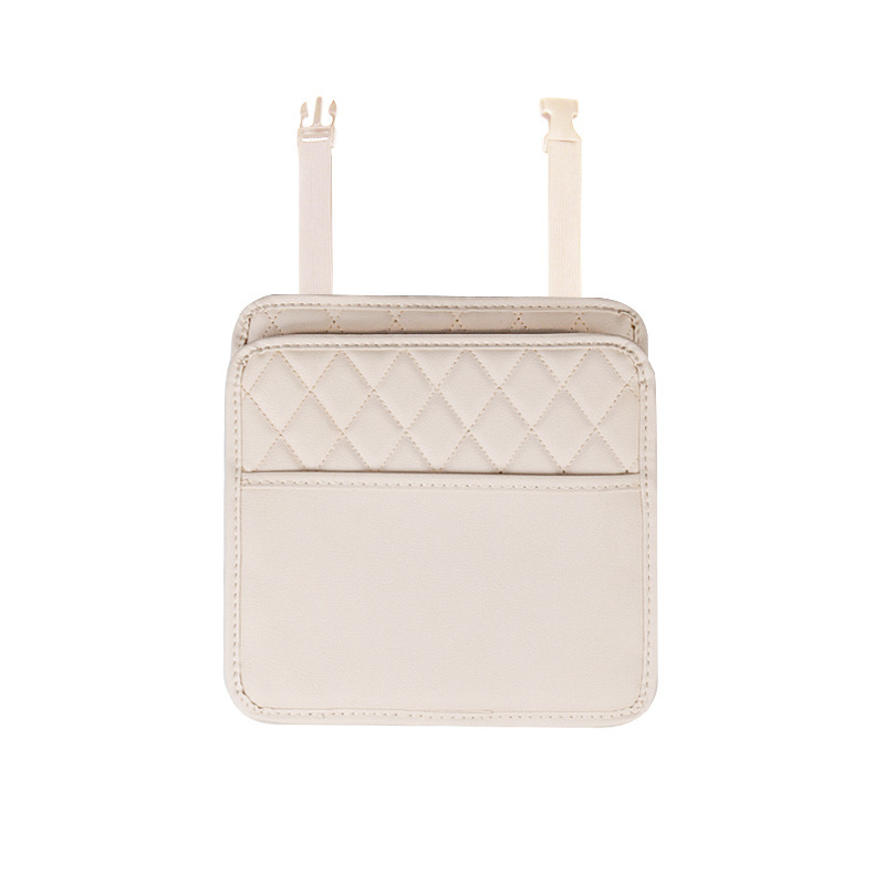 [white diamond] chair back storage bag