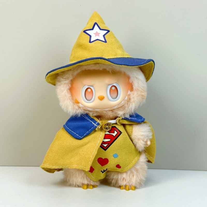 仅衣服适用labubu娃衣坐坐派对一二三代拉布布衣服服装套装等周边|undefined