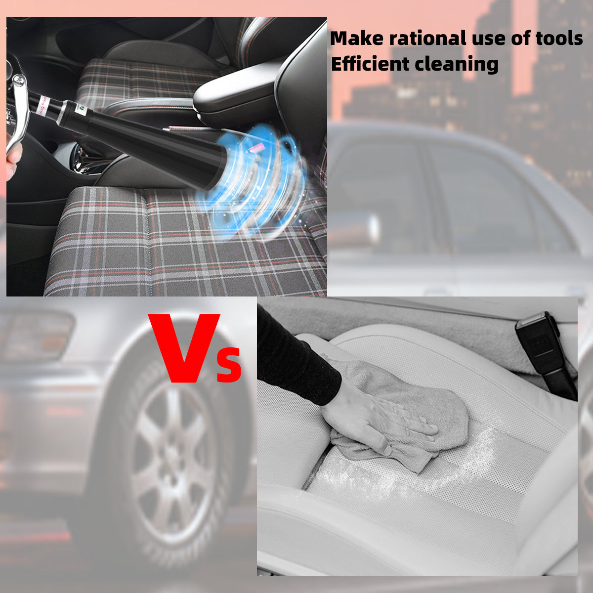 Tornado Air Blow Dust Gun Car Interior Air Vent Cleaning Tool