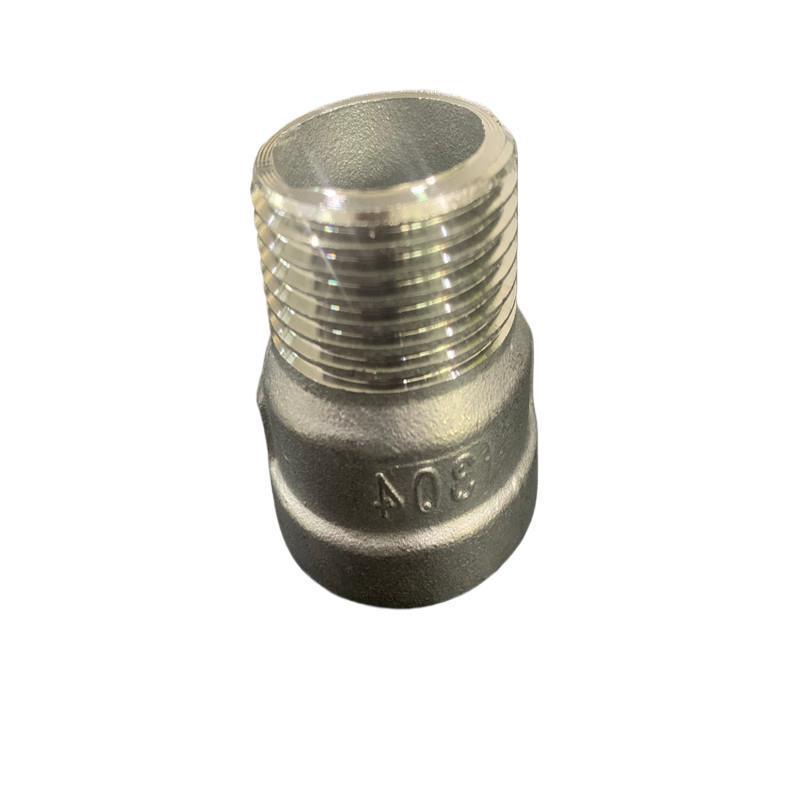 201不锈钢内外丝直接4分内外牙管箍6分等径不锈钢内外丝接头1寸