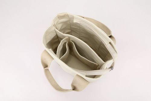 High-looking new  durable daily canvas bag lunch multi-layer tote bag canvas women's bag hand-held practical bag