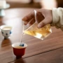 四方锤纹耐热功夫公道杯