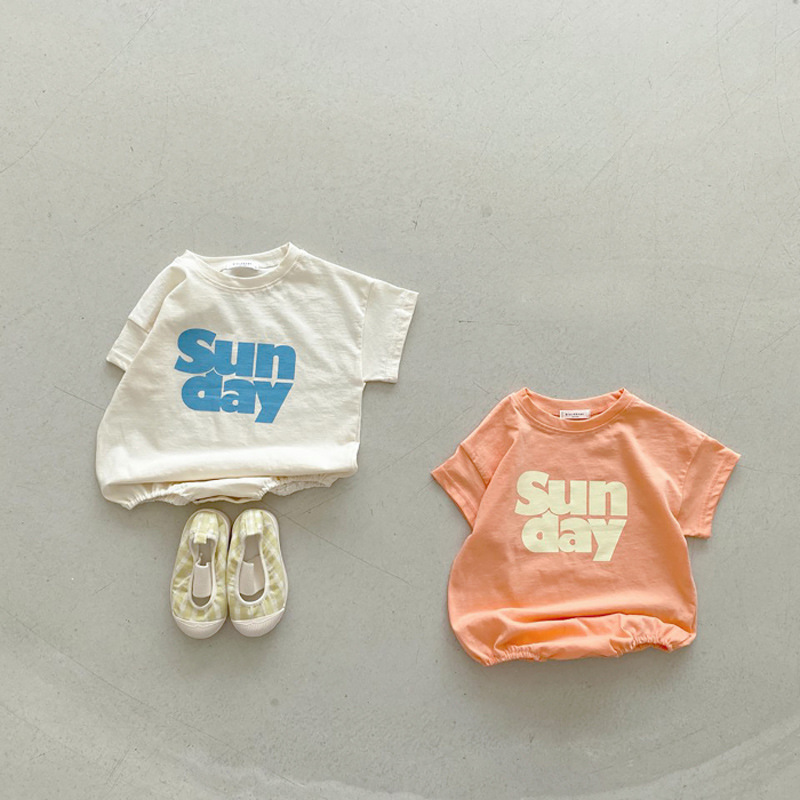 INS韓版夏季嬰幼兒哈衣休閒寬鬆三角包屁衣薄款男女寶寶連體衣服