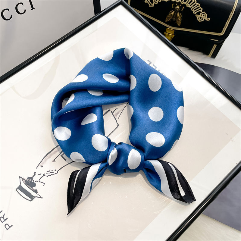 blue silk bandana blue silk bandana