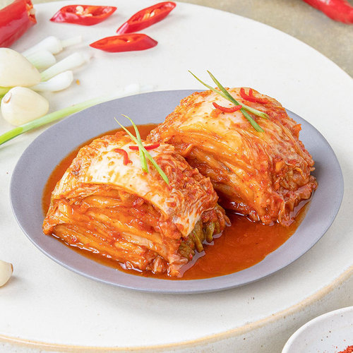 Instant Korean Spicy Kimchi, Master's House Sliced Kimchi, Authentic Korean Flavor, Perfect Side Dish