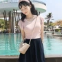 连体学生显瘦新款游泳衣