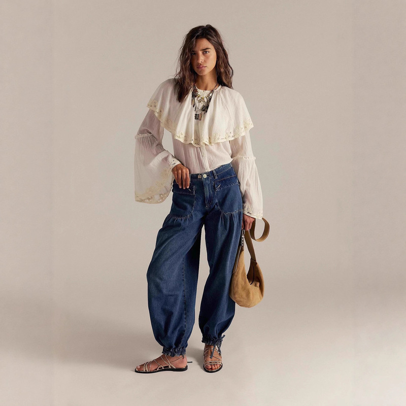 European and American Foreign Trade Cross-Border Supply Mid-Waist Non-Elastic Loose Retro Jeans for Women Women's Jeans