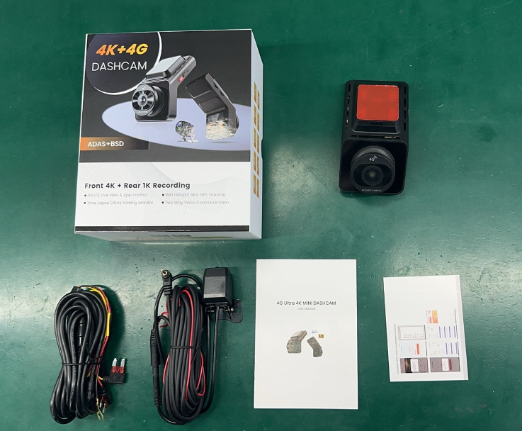Cross-Border High-Definition Driving Recorder 4g Remote 24-Hour Parking Monitoring Adas Intelligent Driving Bsd Blind Spot Monitoring Wf Connectivity