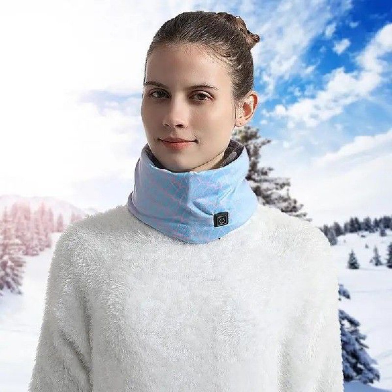 Electric Heated Scarf 3 Speed USB Heating Neck Wrap Winter_voghion.com