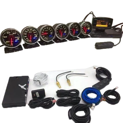 LCD racing meter, automobile instrument - zd-bf-six-small-meter-obd-sensor