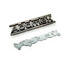 锌合金标牌定制商标铭牌logo枪黑色箱包配件分体字母金属压铸铭牌