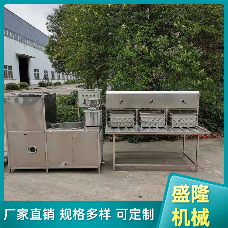 不锈钢豆腐机器全自动豆腐机商用创业盛隆小型豆制品生产线