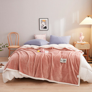 2025 New Pure Color Milk Velvet Blanket Sofa Cover Blanket Nap Blanket Cross-Border Temu Xiyin Aliexpress