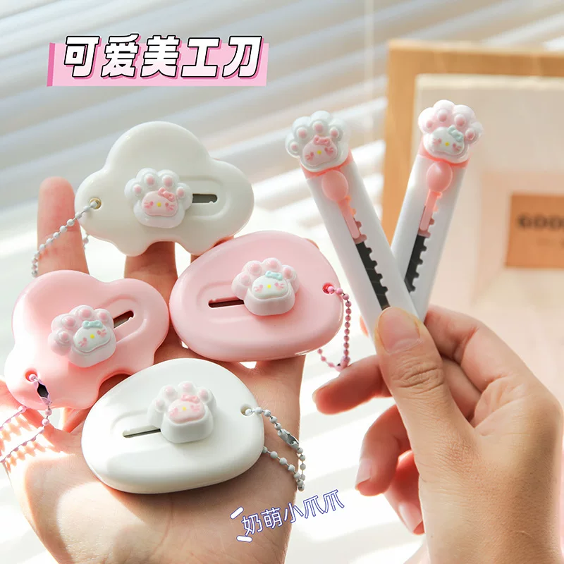 Мультяшный милый карманный нож для студентов, DIY
