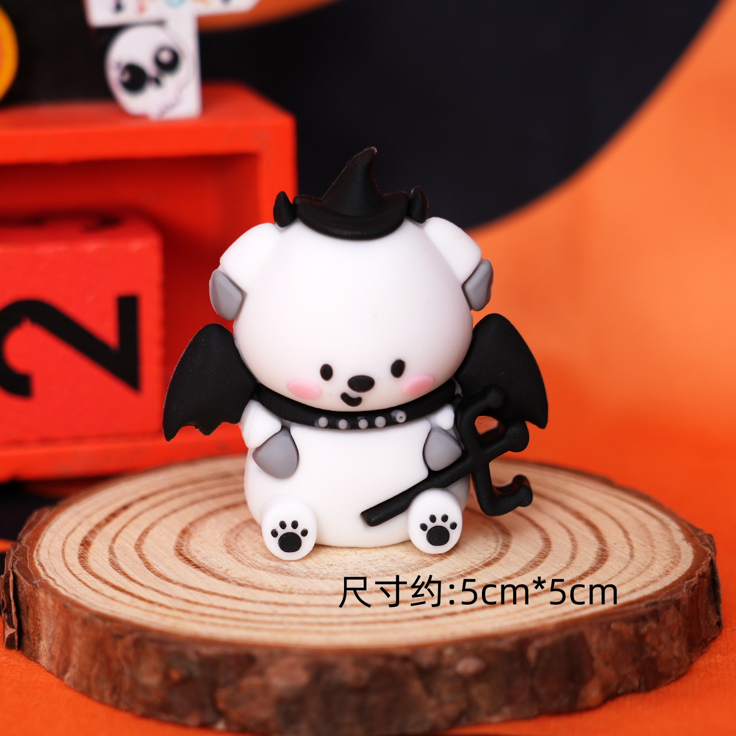 2025 Halloween Bo Bo Cup Cake Decoración festivales feliz bandera carnaval noche transparente bolsas de regalo de aperitivos portátiles