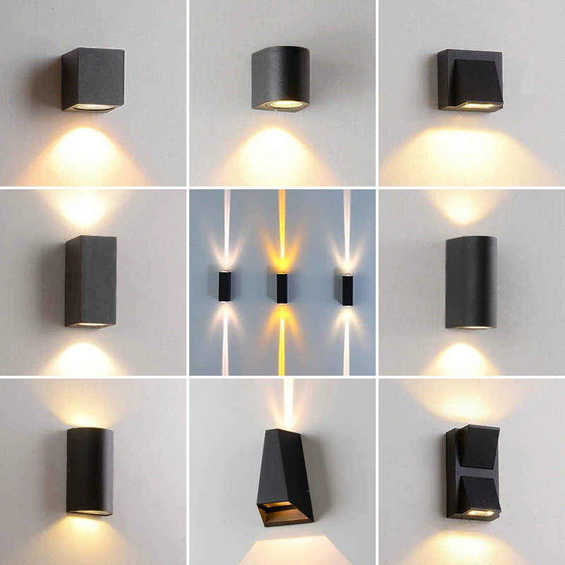 Современный минималистичный открытый водонепроницаемый светодиодный настенный светильник отель креативный проход лестничный коридор гостиная прикроватный настенный светильник спальня