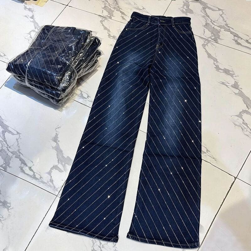 Boyfriend Jeans Wholesale Rhinestone Women's Jeans Wholesale Wide-Leg Pants Cargo Jeans Boyfriend Jeans Wholesale Rhinestone Women's Jeans Wholesale Wide-Leg Pants Cargo Jeans