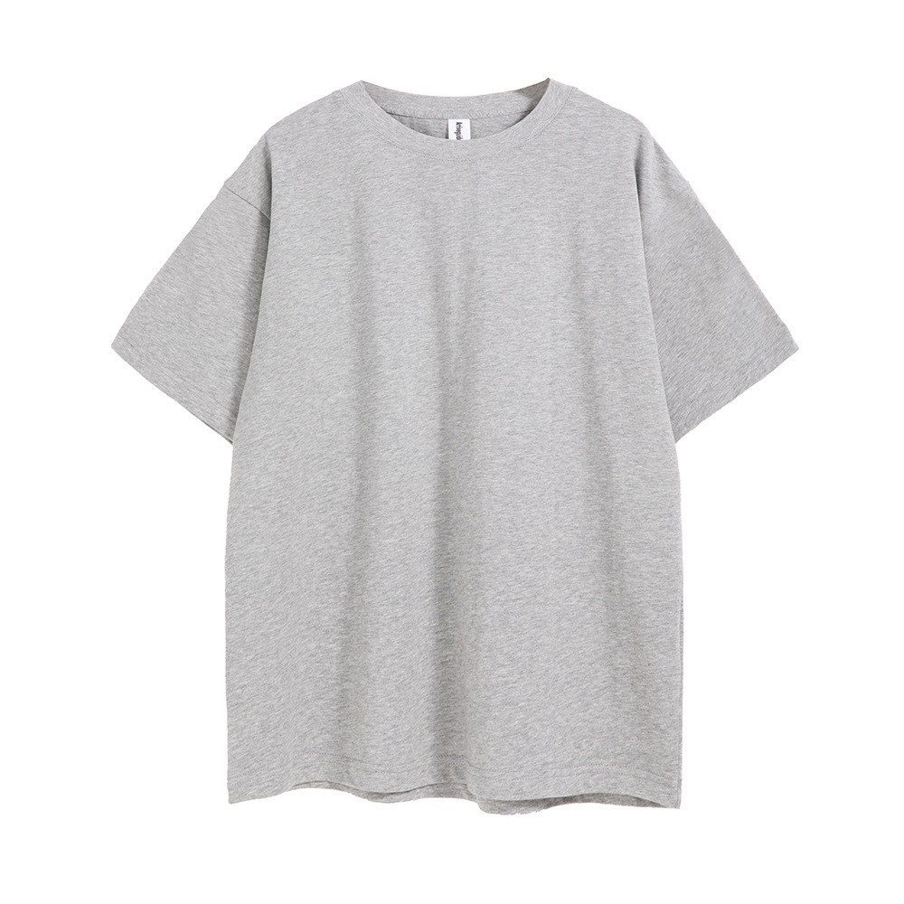 AG260 g 32 camisetas pesadas de algodón puro con hombros caídos, camiseta de manga corta de marca de moda suelta de gran tamaño personalizada