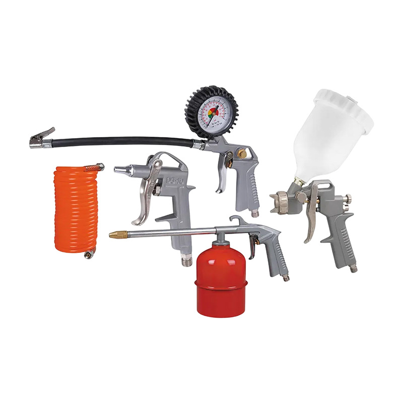 Pistola de pintura neumática de cinco piezas de reparación de automóviles de W-2000A2-GP personalizada transfronteriza, pistola de polvo, pistola de limpieza, pistola de presión de neumáticos