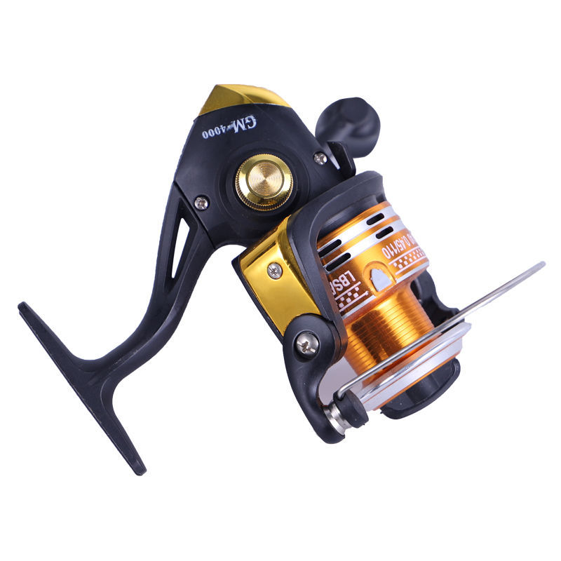 Rueda de pesca con línea de pesca rueda de pesca rueda giratoria rueda de pesca de engranaje de metal rueda de pesca de mar rueda de pesca de mar comercio mayorista