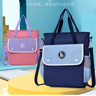 Handbag Student Carrying Book Bag Art Bag Tooling Bag Boys and Girls Large Capacity Student Bag Storage Tooling Bag Printing
