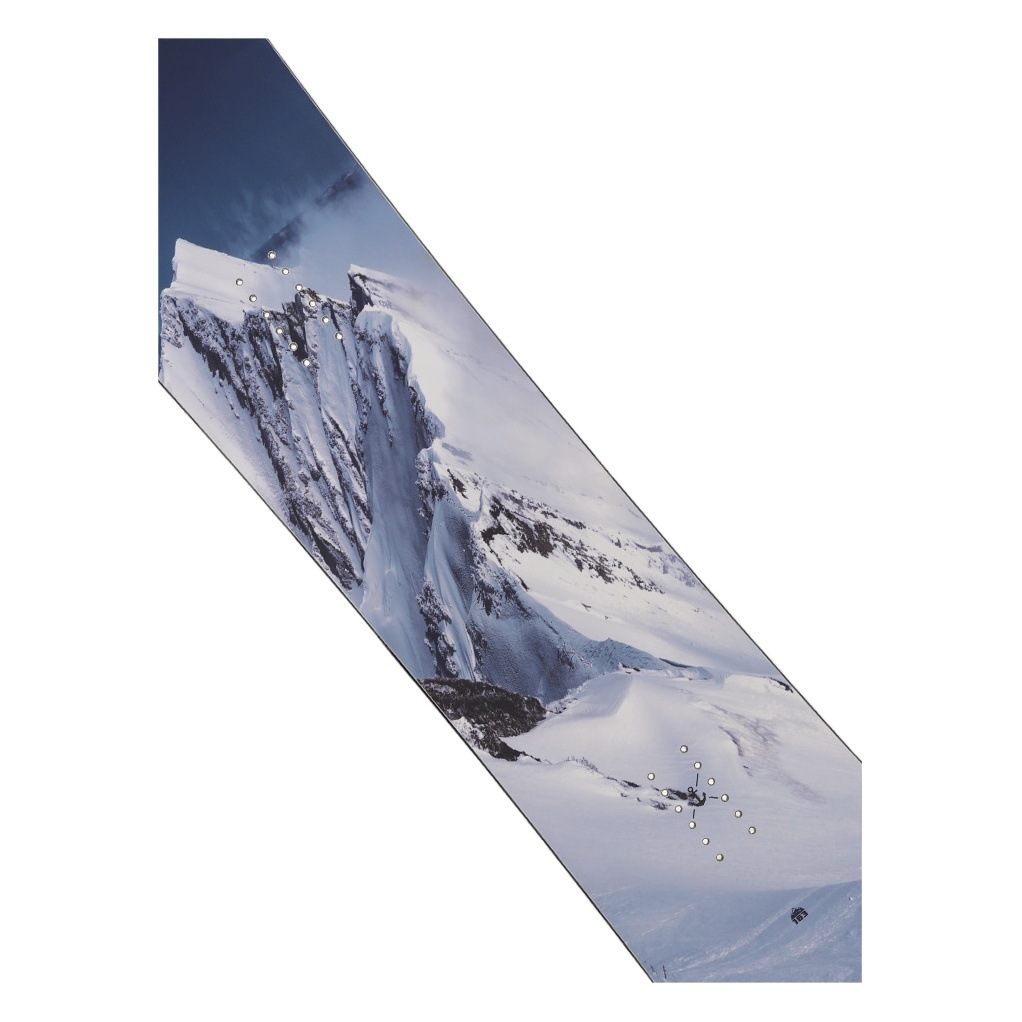 Lanke one-piece delivery unisex Snowboard ski equipment entry all-around flat flower carved skateboard