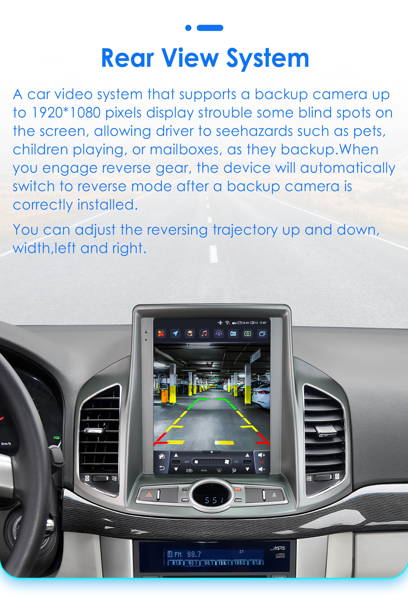 Suitable for 11-17 Models of Chevrolet Captiva Android Vertical Screen Central Control Gps Smart Car Navigation