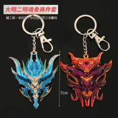 DL Peripherals Big Tomorrow Qingniu Mang II Mingtai Titan Giant Monkey Keychain Soul Bone Pendant Model Gift Toy 7cm 