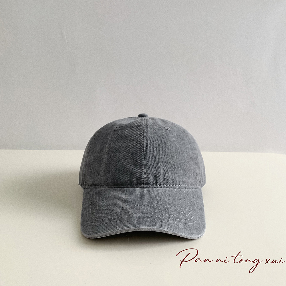 Gorras de béisbol unisex estilo coreano color sólido