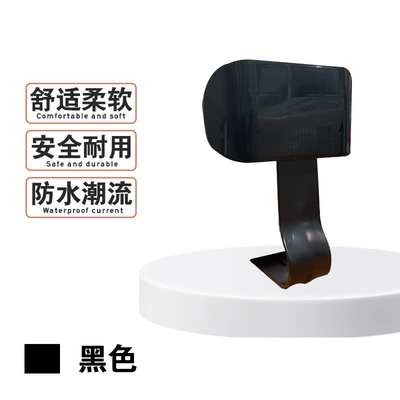 Electric car rear backrest waterproof luxury rear backrest two-wheeled electric car special cute backrest multicolor optional (Electric car rear backrest) - curved-soft-black-without-screws-flower-color