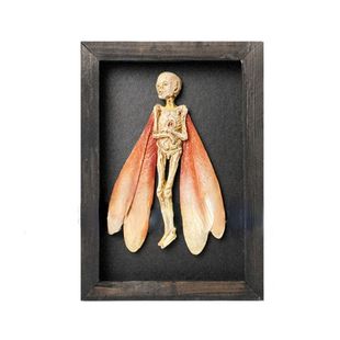 Cross-border hot Cursed Items - Dead Fairy Shadow Box Display double-headed bat