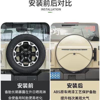 Spare wheel cover Special Modification for Wey Brand Spare
