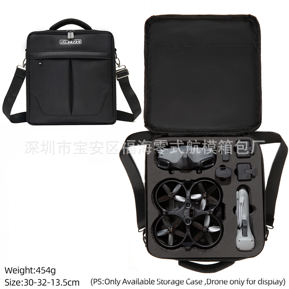 Adecuado para DJI Avata FPV máquina de cruce mochila gafas de vuelo accesorios de bolsa de almacenamiento portátil