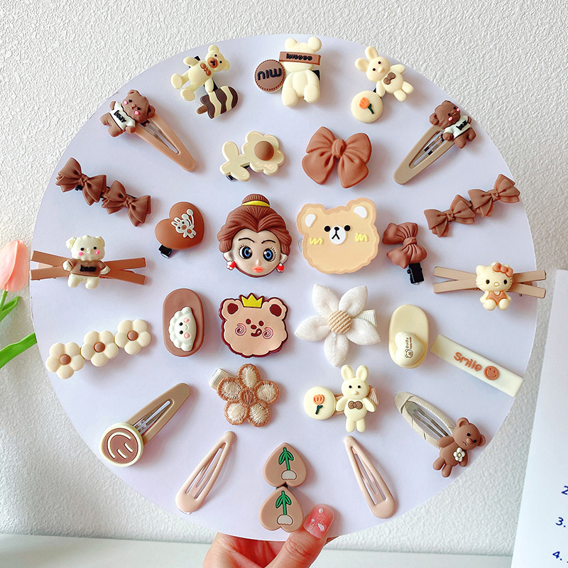 Clips de cabello para niñas, tocado para niñas, clips de cabello para niñas lindas y bonitas, clips para niñas, bebés súper lindos, Beiqin