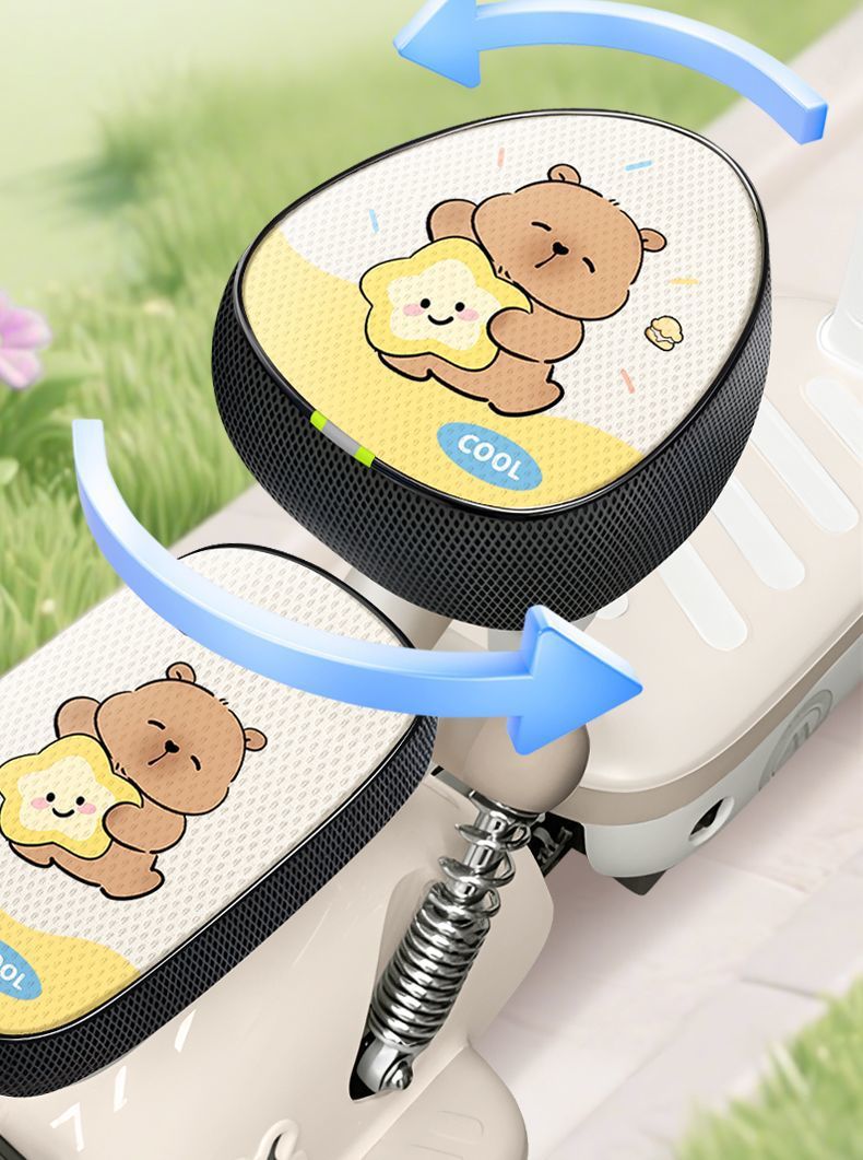 Electric Vehicle Sun Protection Seat Cushion Cover Electric Vehicle Sun Protection Seat Cushion Electric Vehicle Electric Bicycle Honeycomb Seat Cover Waterproof Universal