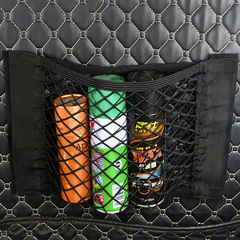 Car trunk double-sided Velcro mesh bag, rear seat back mesh bag, vehicle travel net, storage net organizer