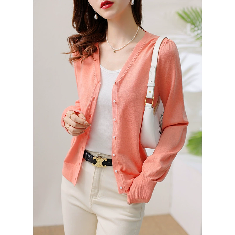 Spring comfortable thin cardigan, jacket, 2025 years, sun protection