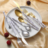 Tableware stainless steel, marble set, custom made, wholesale