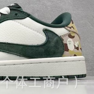 Overseas Limited Version Top Leather XC Version AJ1 Low Barb Tripartite Joint Factory Full Package