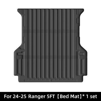 Ranger Pickup Truck Floor Mats, Left | Modelə uyğun ayaqaltı - 24-25-ranger-rear-bucket-pad-5ft-north-america