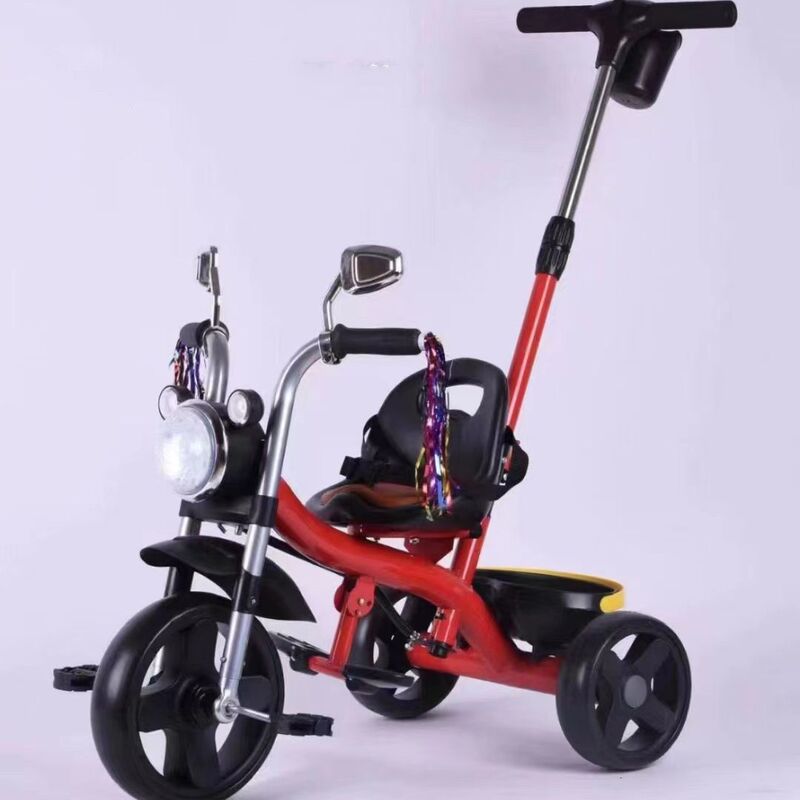 Preschool Children's Tricycle for Riding, Kindergarten Playground Outdoor Motorcycle Tricycle Manufacturer, High Landscape